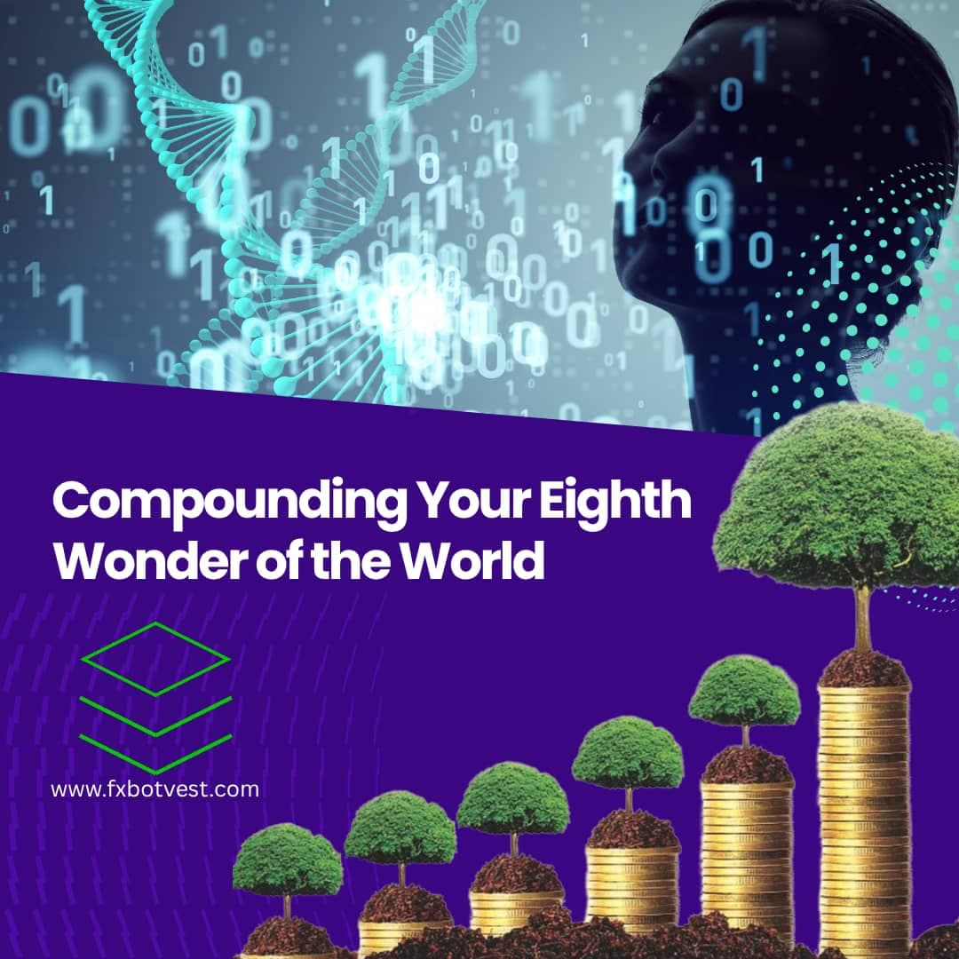 A visual representation of an exponential growth curve, starting small and growing massively over time.